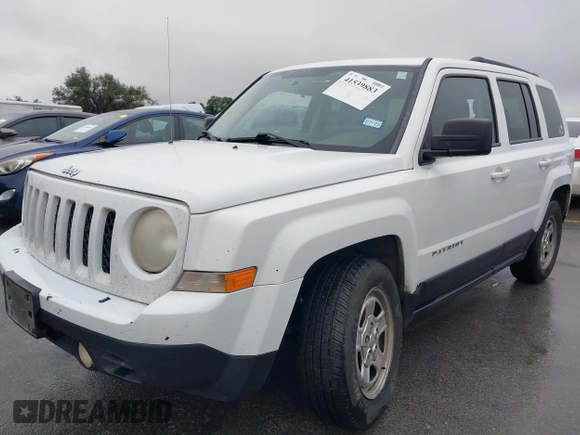 2012 Jeep Patriot Sport with VIN 1C4NJPBAXCD639209, listed as a IAAI auction lot 41539883 with 244,585 mi miles and . Bid and sale history available at DreamBid. Image 6.