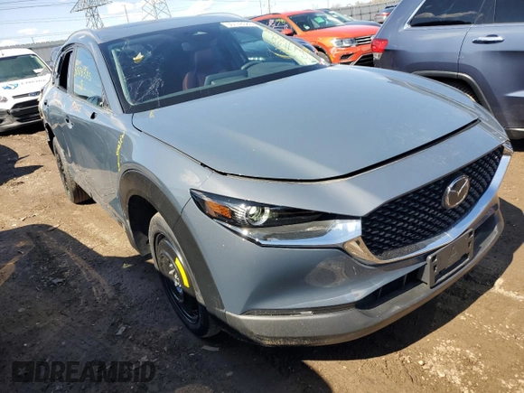 2024 Mazda CX-30 S Preferred with VIN 3MVDMBCM5RM636082, listed as a Copart auction lot 50178385 with 5,005 mi miles and Salvage Title. Bid and sale history available at DreamBid. Image 4.