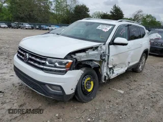 2019 Volkswagen Atlas SEL Premium z VIN 1V2NR2CA8KC531197, wystawiony jako Copart lot #54169705 z przebiegiem 69 393 mil mil oraz Szkody całkowita. Historia ofert i sprzedaży dostępna na DreamBid. Obrazek 1.