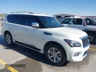 2016 Infiniti QX80 with VIN JN8AZ2NC2G9400211, listed as a IAAI auction lot 41818944 with 108,206 mi miles. Bid and sale history available at carsss.com. Image 1.