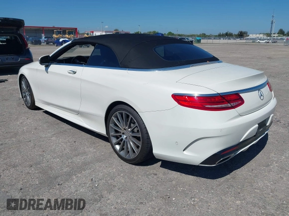 2017 Mercedes-Benz S 550 with VIN WDDXK8CBXHA017615, listed as a IAAI auction lot 41678109 with 107,618 mi miles and . Bid and sale history available at DreamBid. Image 3.