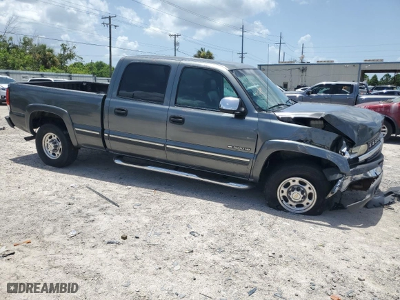 2001 Chevrolet Silverado 1500HD LS with VIN 1GCGC13U01F183621, listed as a Copart auction lot 64191004 with 378,320 mi miles and Salvage Title. Bid and sale history available at carsss.com. Image 4.