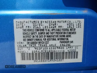 2021 Nissan Sentra SR with VIN 3N1AB8DV1MY241227, listed as a Copart auction lot 53660115 with 65,696 mi miles and Salvage Title. Bid and sale history available at carsss.com. Image 12.