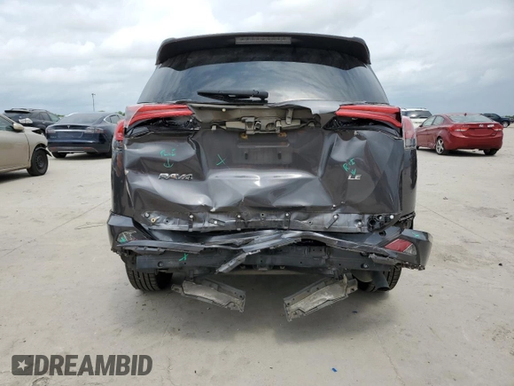 2016 Toyota RAV4 LE with VIN JTMZFREV1GJ090973, listed as a Copart auction lot 54513225 with Not Provided miles and Salvage Title. Bid and sale history available at DreamBid. Image 6.