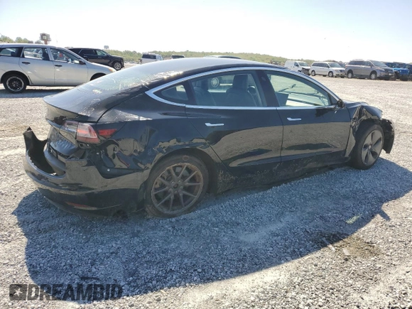 2018 Tesla Model 3 Long Range Battery with VIN 5YJ3E1EA6JF075813, listed as a Copart auction lot 52316125 with 101,460 mi miles and Salvage Title. Bid and sale history available at DreamBid. Image 3.