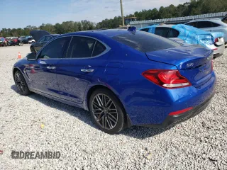 2019 Genesis G70 Advanced with VIN KMTG34LA0KU031831, listed as a Copart auction lot 74496674 with 46,714 mi miles and Salvage Title. Bid and sale history available at DreamBid. Image 2.