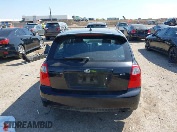 2008 Kia Spectra with VIN KNAFE162385016733, listed as a IAAI auction lot 41924912 with 159,856 mi miles. Bid and sale history available at carsss.com. Image 17.