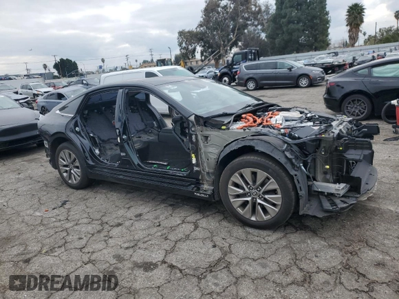 2023 Toyota Mirai XLE with VIN JTDAAAAA1PA008689, listed as a Copart auction lot 42217455 with 24,941 mi miles and Salvage Title. Bid and sale history available at carsss.com. Image 4.