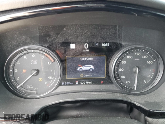 2023 Cadillac XT5 FWD Premium Luxury with VIN 1GYKNCRS3PZ154122, listed as a Copart auction lot 53667425 with 52,279 mi miles and Salvage Title. Bid and sale history available at carsss.com. Image 9.