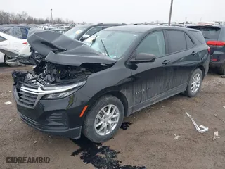 2022 Chevrolet Equinox LS with VIN 2GNAXHEV7N6146355, listed as a IAAI auction lot 41554543 with 56,410 mi miles. Bid and sale history available at carsss.com. Image 17.