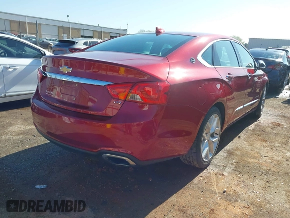 2015 Chevrolet Impala LTZ with VIN 1G1165S32FU111960, listed as a IAAI auction lot 41984314 with 115,379 mi miles and . Bid and sale history available at DreamBid. Image 4.
