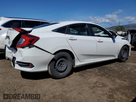 2018 Honda Civic Sedan LX with VIN 2HGFC2F59JH531017, listed as a Copart auction lot 49649905 with 90,252 mi miles and Salvage Title. Bid and sale history available at carsss.com. Image 3.