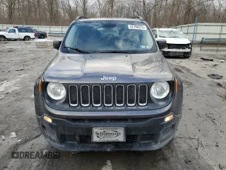 2017 Jeep Renegade Sport with VIN ZACCJBAB9HPF67335, listed as a Copart auction lot 42706375 with 94,351 mi miles and Salvage title. Bid and sale history available at DreamBid. Image 5.