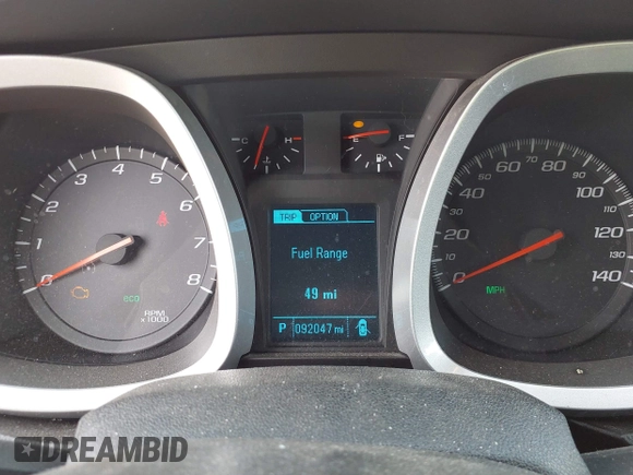 2013 Chevrolet Equinox LT z VIN 2GNALDEK6D6200155, wystawiony jako IAAI lot #42123806 z przebiegiem 92 047 mil mil oraz . Historia ofert i sprzedaży dostępna na DreamBid. Obrazek 7.