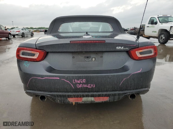 2017 FIAT 124 Spider Lusso with VIN JC1NFAEK8H0104765, listed as a Copart auction lot 52759754 with NaN miles and Salvage Title. Bid and sale history available at carsss.com. Image 6.