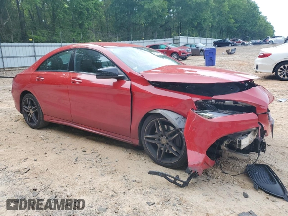 2017 Mercedes-Benz CLA 250 z VIN WDDSJ4EBXHN449956, wystawiony jako Copart lot #55215025 z przebiegiem 84 617 mil mil oraz Szkody całkowita. Historia ofert i sprzedaży dostępna na DreamBid. Obrazek 4.