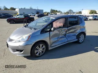 2009 Honda Fit Sport with VIN JHMGE88459S012456, listed as a Copart auction lot 51525845 with 59,142 mi miles and Salvage Title. Bid and sale history available at carsss.com. Image 1.