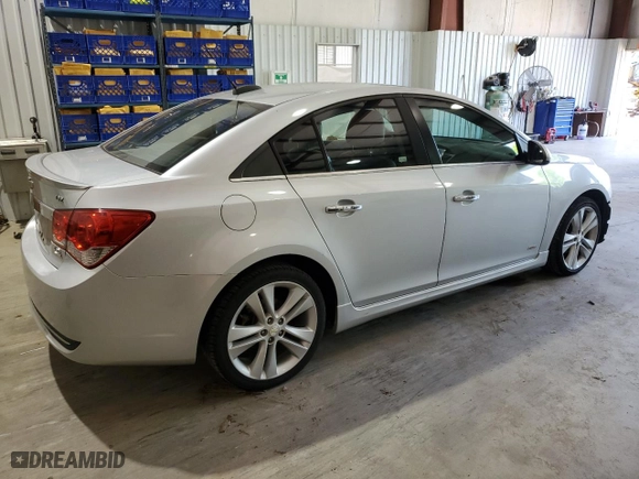 2015 Chevrolet Cruze LTZ with VIN 1G1PG5SB3F7285694, listed as a Copart auction lot 51697335 with 123,300 mi miles and Salvage Title. Bid and sale history available at carsss.com. Image 3.