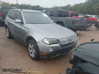 2007 BMW X3 3.0si with VIN WBXPC93487WF20145, listed as a IAAI auction lot 42010442 with 166,715 mi miles. Bid and sale history available at carsss.com. Image 1.