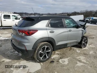 2023 Chevrolet TrailBlazer RS with VIN KL79MTSL7PB195918, listed as a Copart auction lot 46380325 with Not Provided miles and Salvage Title. Bid and sale history available at DreamBid. Image 3.