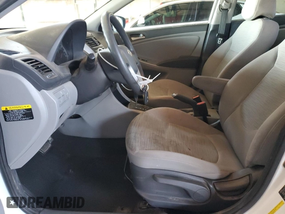 2016 Hyundai Accent SE with VIN KMHCT4AE0GU996257, listed as a Copart auction lot 74712463 with 182,851 mi miles and . Bid and sale history available at DreamBid. Image 7.