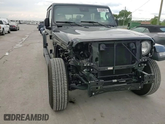 2024 Jeep Gladiator Sport S with VIN 1C6HJTAG7RL120930, listed as a Copart auction lot 55958815 with 7,828 mi miles and Salvage title. Bid and sale history available at DreamBid. Image 13.