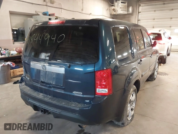 2012 Honda Pilot EX-L with VIN 5FNYF4H69CB034333, listed as a IAAI auction lot 41844940 with 149,639 mi miles. Bid and sale history available at carsss.com. Image 4.