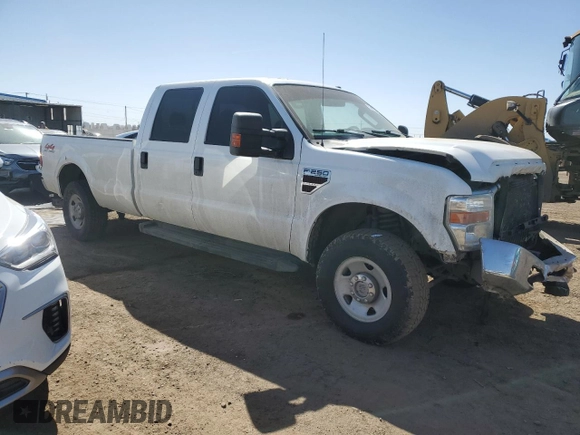 2008 Ford F-250 XL with VIN 1FTSW21R98EC61190, listed as a Copart auction lot 51826535 with 137,217 mi miles and Salvage title. Bid and sale history available at DreamBid. Image 4.