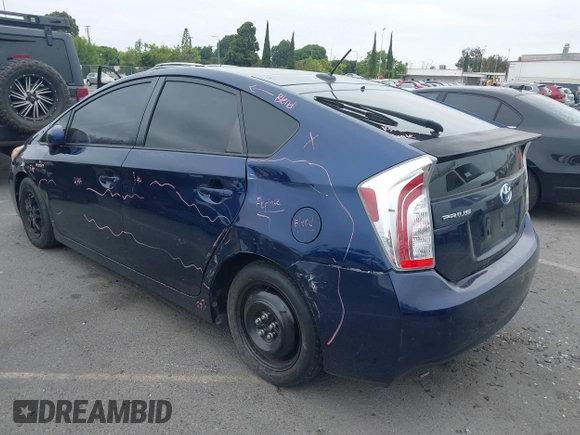 2014 Toyota Prius Four with VIN JTDKN3DU7E1779813, listed as a IAAI auction lot 42395989 with 148,626 mi miles and . Bid and sale history available at DreamBid. Image 3.