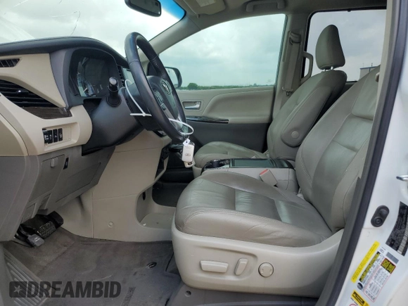 2017 Toyota Sienna XLE Auto Access Seat with VIN 5TDYZ3DC3HS826798, listed as a Copart auction lot 54487685 with 88,584 mi miles and Salvage Title. Bid and sale history available at DreamBid. Image 7.