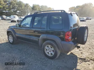 2003 Jeep Liberty Sport with VIN 1J4GL48K33W729978, listed as a Copart auction lot 76207834 with 104,992 mi miles and Clean Title. Bid and sale history available at carsss.com. Image 2.