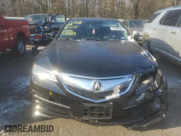 2017 Acura TLX V6 w/Technology Pkg with VIN 19UUB2F51HA001045, listed as a Copart auction lot 42498985 with 99,695 mi miles and Salvage Title. Bid and sale history available at carsss.com. Image 5.