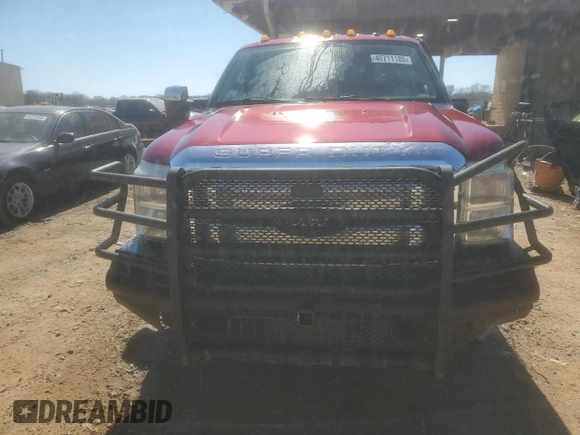 2014 Ford F-350 XLT with VIN 1FT8W3DT2EEA03225, listed as a Copart auction lot 46711185 with 328,805 mi miles and Salvage Title. Bid and sale history available at DreamBid. Image 5.