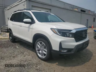 2025 Honda Passport EX-L z VIN 5FNYF8H51SB009536, wystawiony jako Copart lot #59010555 z przebiegiem 767 mil mil oraz Szkoda całkowita • Salvage title. Historia ofert i sprzedaży dostępna na DreamBid. Obrazek 4.
