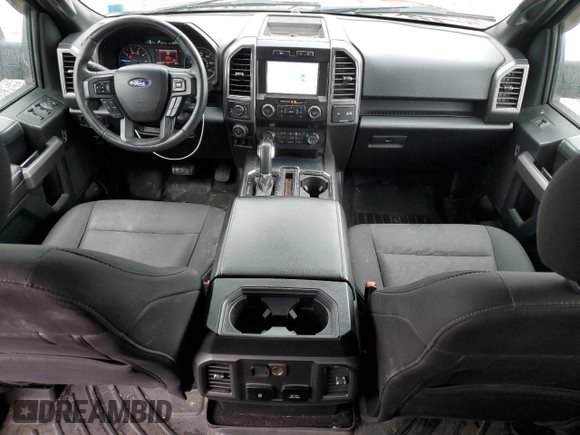 2019 Ford F-150 XL with VIN 1FTEW1E5XKFD24698, listed as a Copart auction lot 60204085 with 145,406 mi miles and Salvage title. Bid and sale history available at DreamBid. Image 8.