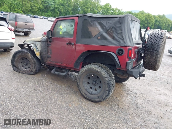 2012 Jeep Wrangler Sport with VIN 1C4AJWAG9CL203018, listed as a IAAI auction lot 42377899 with Not provided miles and . Bid and sale history available at DreamBid. Image 3.