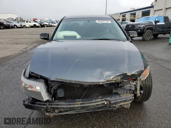 2004 Acura TSX with VIN JH4CL95884C043947, listed as a Copart auction lot 86397134 with 151,570 mi miles and Salvage title. Bid and sale history available at DreamBid. Image 5.