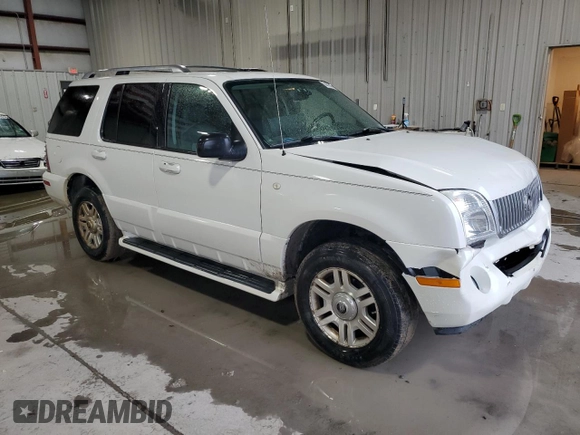 2004 Mercury Mountaineer Convenience z VIN 4M2DU86W04ZJ06749, wystawiony jako Copart lot #55472605 z przebiegiem 122 596 mil mil oraz Szkoda całkowita • Salvage title. Historia ofert i sprzedaży dostępna na DreamBid. Obrazek 4.