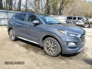 2020 Hyundai Tucson Sport with VIN KM8J33AL3LU237533, listed as a Copart auction lot 50184365 with 81,604 mi miles and Salvage title. Bid and sale history available at DreamBid. Image 4.