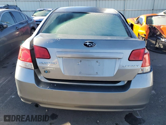 2011 Subaru Legacy 2.5i with VIN 4S3BMCA65B3236890, listed as a Copart auction lot 88783995 with 78,726 mi miles and Salvage title. Bid and sale history available at DreamBid. Image 6.