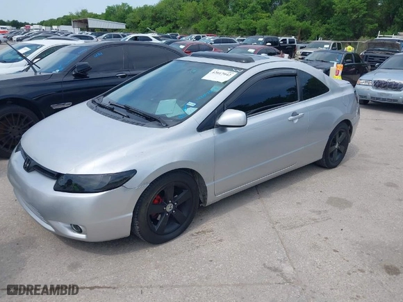 2006 Honda Civic Cpe EX with VIN 2HGFG11826H548720, listed as a IAAI auction lot 42017042 with 195,024 mi miles. Bid and sale history available at carsss.com. Image 2.