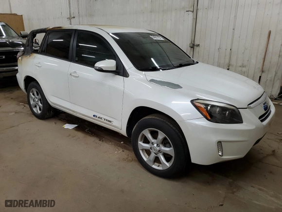 2013 Toyota RAV4 EV with VIN 2T3YL4DV6DW002070, listed as a Copart auction lot 64981494 with NaN miles and Non Repairable. Bid and sale history available at carsss.com. Image 4.