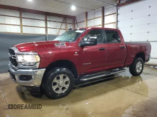 2024 Ram 2500 Big Horn z VIN 3C6UR5DL6RG340181, wystawiony jako Copart lot #60205855 z przebiegiem 28 013 mil mil oraz Czysty tytuł • Clean title. Historia ofert i sprzedaży dostępna na DreamBid. Obrazek 1.