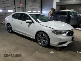 2020 Acura TLX w/Technology Pkg with VIN 19UUB2F42LA005153, listed as a Copart auction lot 45450695 with 80,537 mi miles and Clean Title. Bid and sale history available at carsss.com. Image 4.