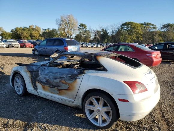 2005 Chrysler Crossfire Limited with VIN 1C3AN69L55X028935, listed as a Copart auction lot 74797014 with 0 miles and Non Repairable. Bid and sale history available at carsss.com. Image 2.