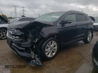 2020 Ford Edge Titanium with VIN 2FMPK4K97LBA16335, listed as a Copart auction lot 59462835 with 89,376 mi miles and Salvage title. Bid and sale history available at DreamBid. Image 1.