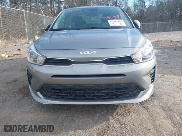 2022 Kia Rio S with VIN 3KPA24ADXNE458764, listed as a IAAI auction lot 41503859 with 43,252 mi miles. Bid and sale history available at carsss.com. Image 12.