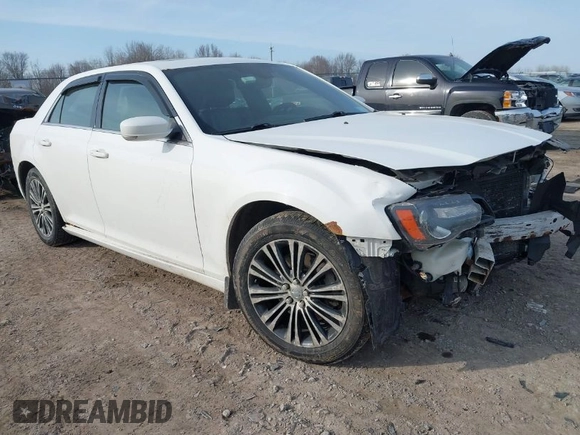 2013 Chrysler 300 with VIN 2C3CCAGG0DH505443, listed as a IAAI auction lot 41767261 with 163,557 mi miles. Bid and sale history available at carsss.com. Image 1.