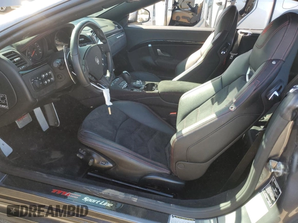 2019 Maserati GranTurismo Sport with VIN ZAM45VMAXK0312263, listed as a Copart auction lot 58569595 with 4,574 mi miles and Salvage title. Bid and sale history available at DreamBid. Image 7.