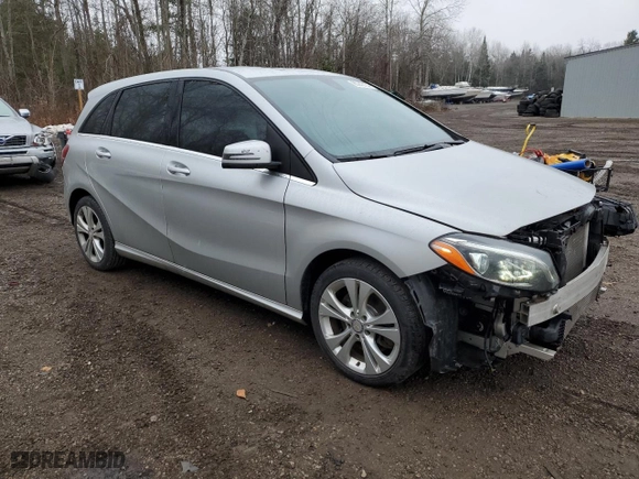 2016 Mercedes-Benz B-Class B 250 Sports Tourer with VIN WDDMH4EB6GJ368527, listed as a Copart auction lot 80942154 with 0 mi miles and Salvage Title. Bid and sale history available at carsss.com. Image 4.